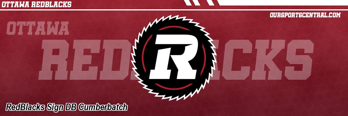 RedBlacks Sign DB Cumberbatch