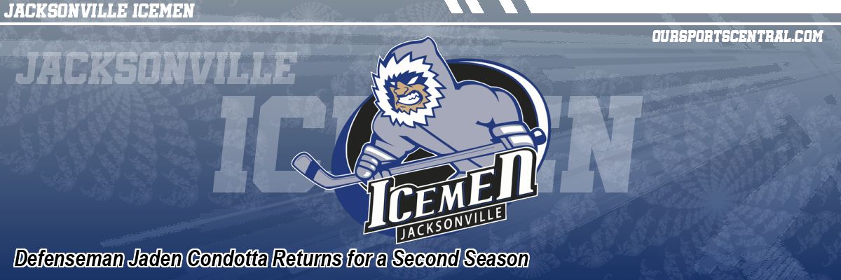 Defenseman Jaden Condotta Returns for a Second Season