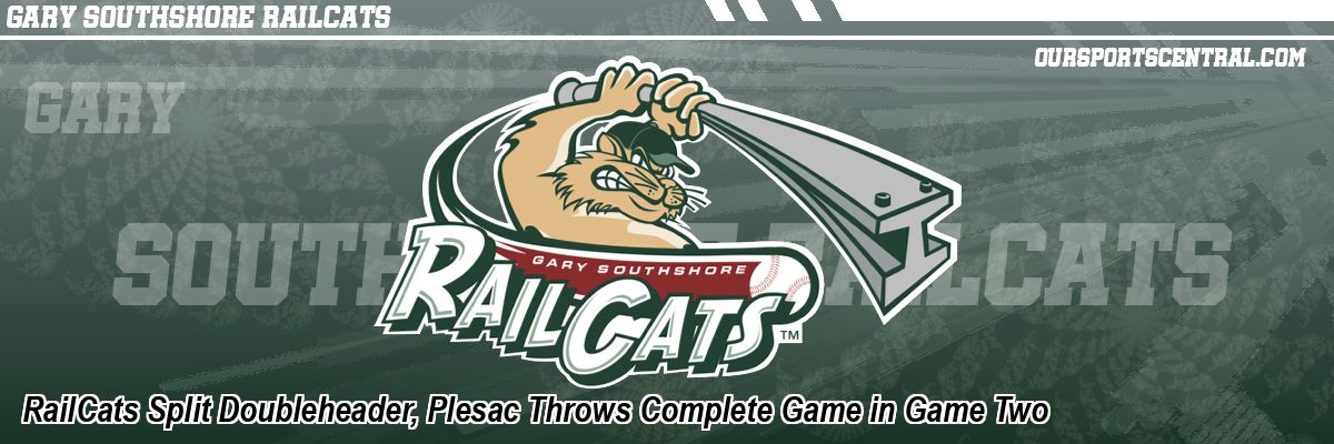 RailCats Split Doubleheader, Plesac Throws Complete Game in Game Two
