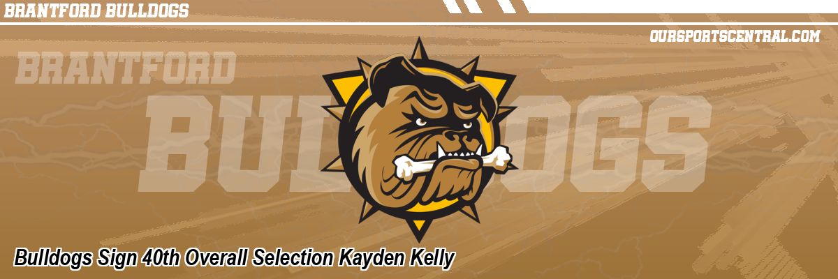 Bulldogs Sign 40th Overall Selection Kayden Kelly