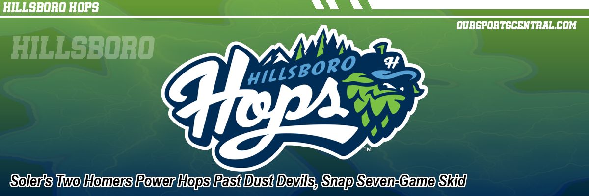 Soler's Two Homers Power Hops Past Dust Devils, Snap Seven-Game Skid