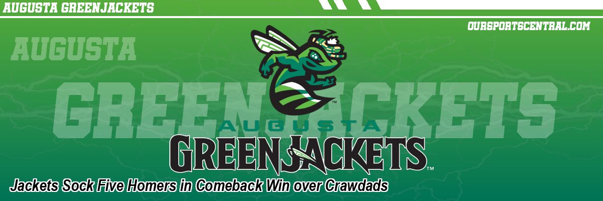Jackets Sock Five Homers in Comeback Win over Crawdads
