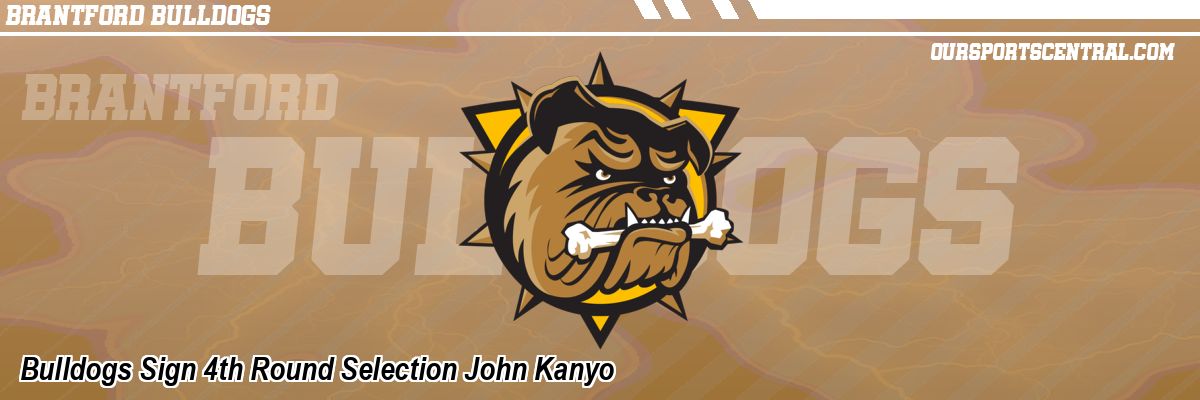 Bulldogs Sign 4th Round Selection John Kanyo