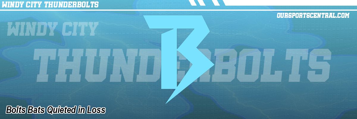 Bolts Bats Quieted in Loss