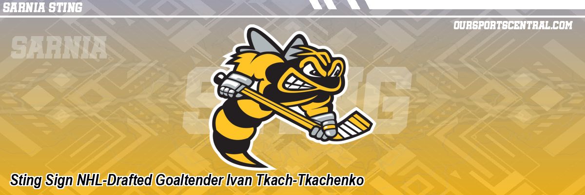 Sting Sign NHL-Drafted Goaltender Ivan Tkach-Tkachenko