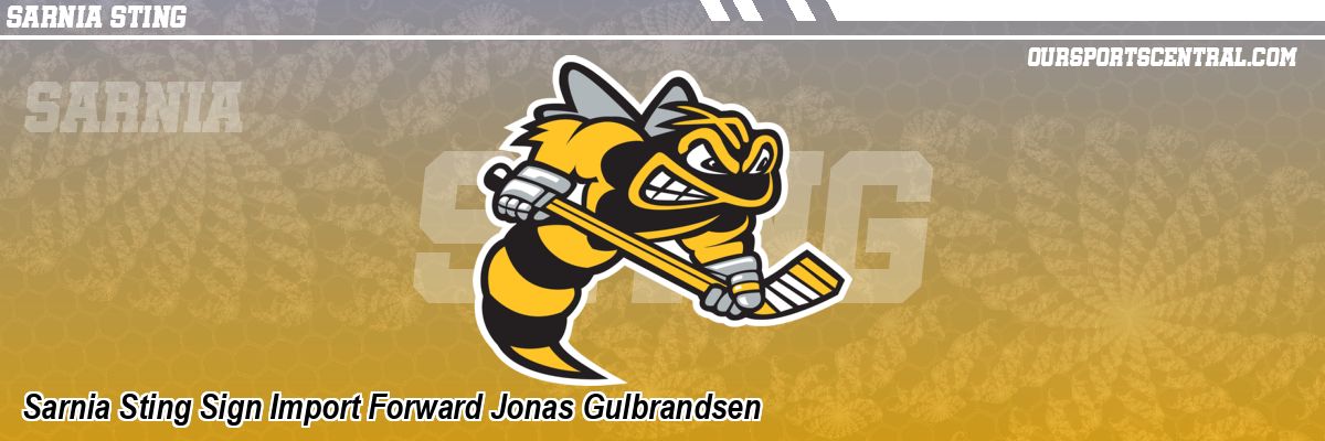 Sarnia Sting Sign Import Forward Jonas Gulbrandsen