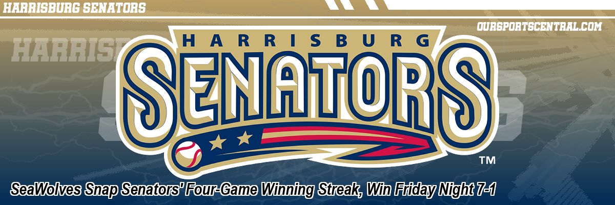 SeaWolves Snap Senators' Four-Game Winning Streak, Win Friday Night 7-1