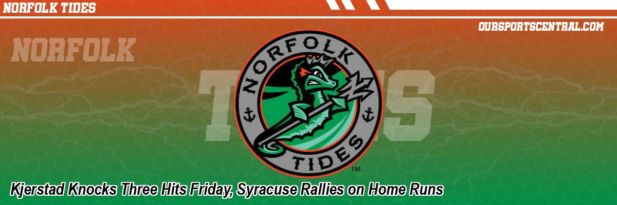 Kjerstad Knocks Three Hits Friday, Syracuse Rallies on Home Runs