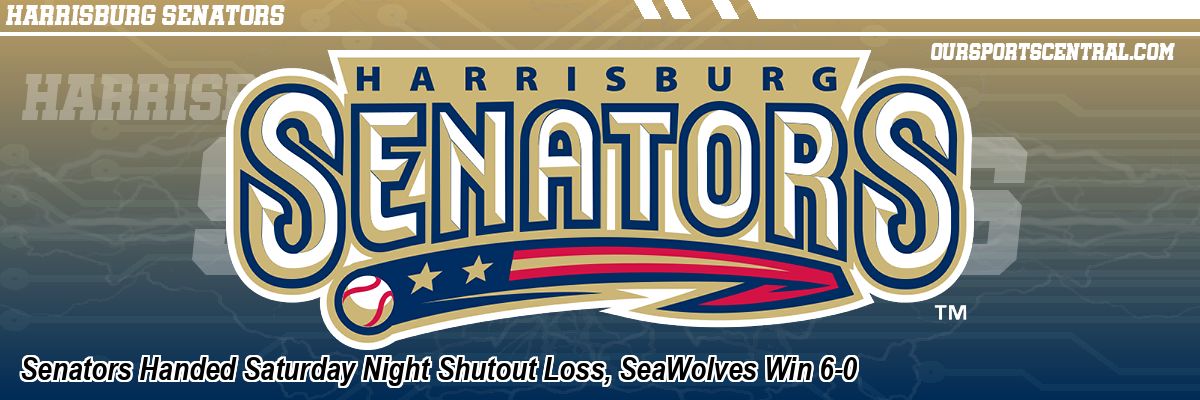 Senators Handed Saturday Night Shutout Loss, SeaWolves Win 6-0