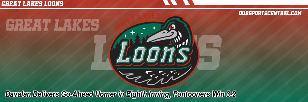 Davalan Delivers Go-Ahead Homer in Eighth Inning, Pontooners Win 3-2