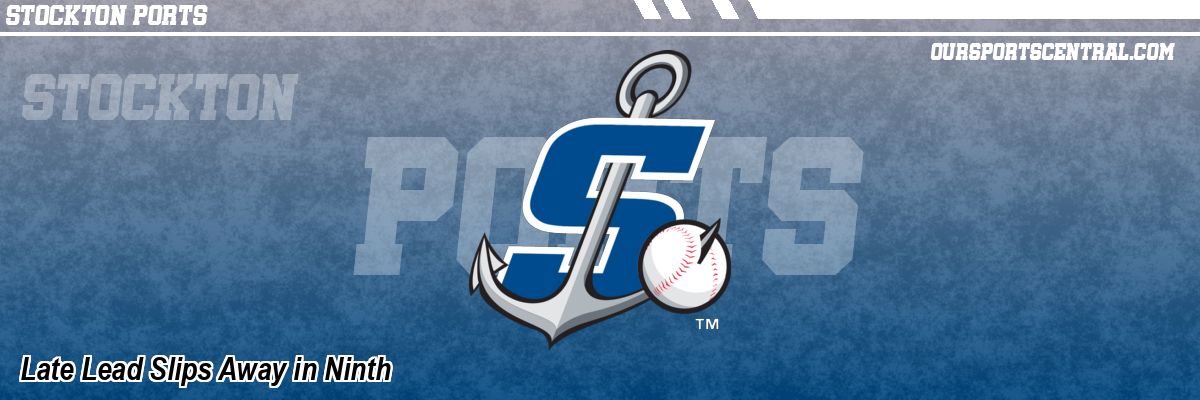 Late Lead Slips Away in Ninth