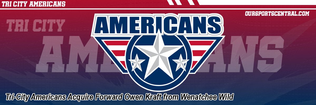 Tri-City Americans Acquire Forward Owen Kraft from Wenatchee Wild
