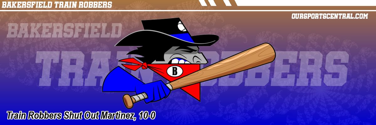 Train Robbers Shut Out Martinez, 10-0