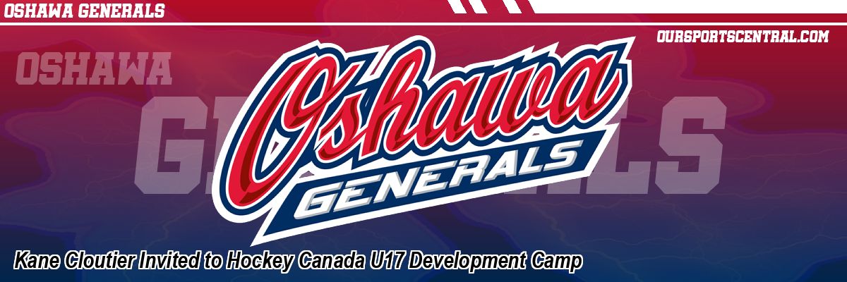 Kane Cloutier Invited to Hockey Canada U17 Development Camp