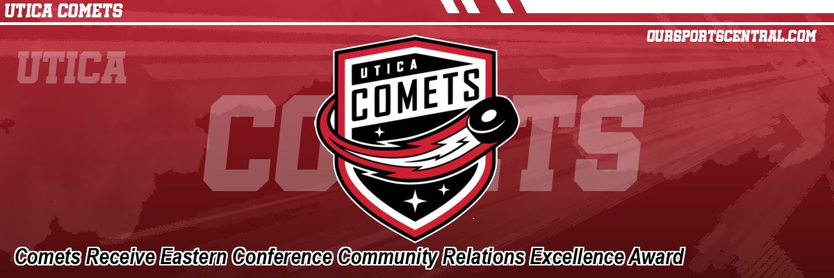 Comets Receive Eastern Conference Community Relations Excellence Award