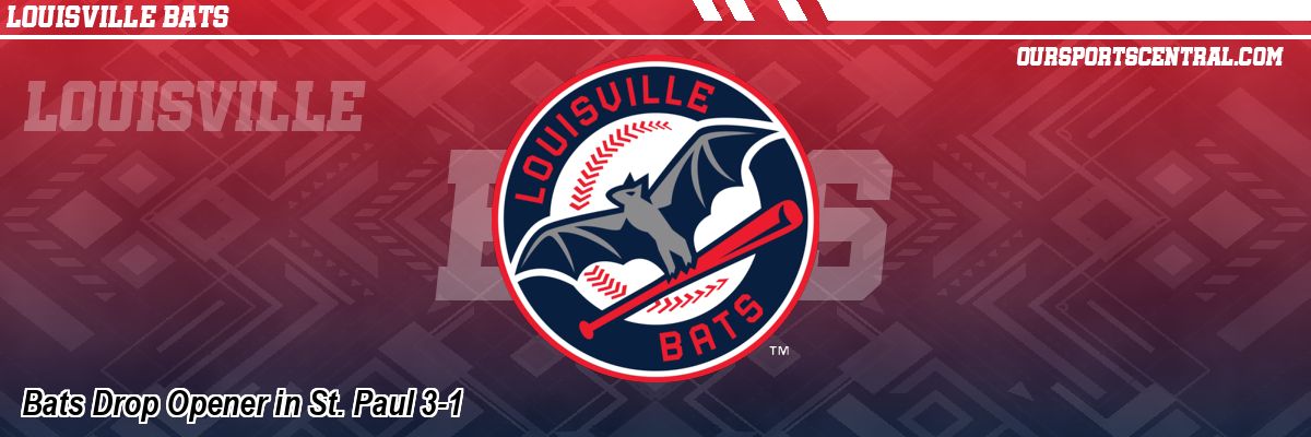 Bats Drop Opener in St. Paul 3-1