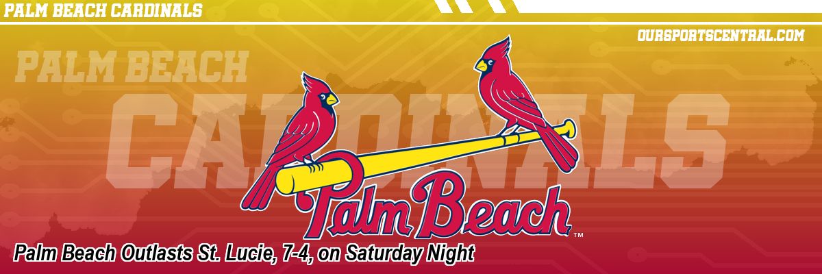 Palm Beach Outlasts St. Lucie, 7-4, on Saturday Night