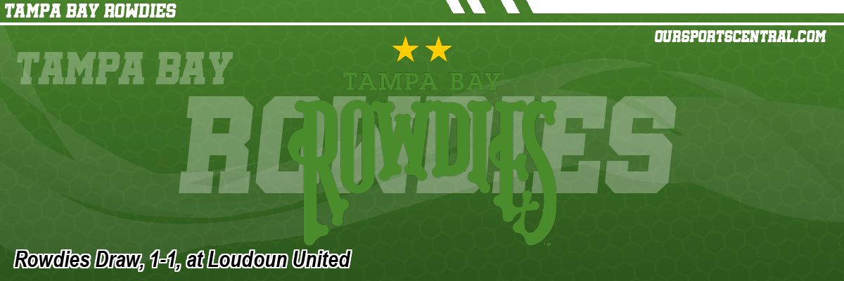 Rowdies Draw, 1-1, at Loudoun United