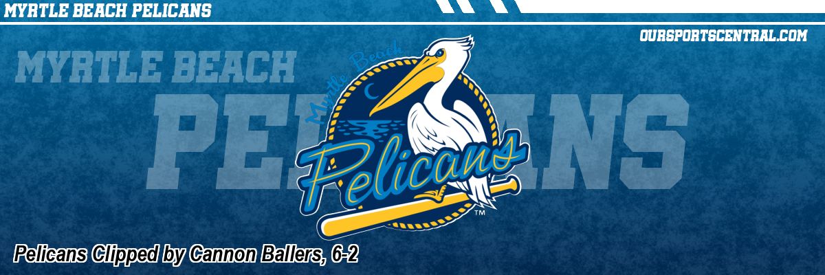 Pelicans Clipped by Cannon Ballers, 6-2