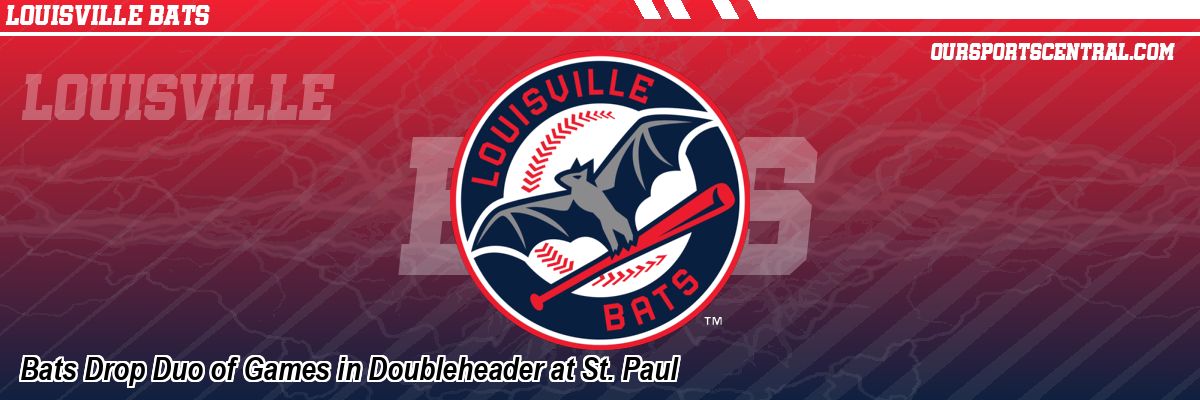 Bats Drop Duo of Games in Doubleheader at St. Paul