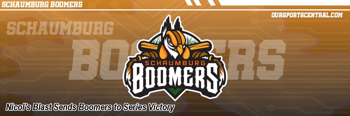 Nicol's Blast Sends Boomers to Series Victory