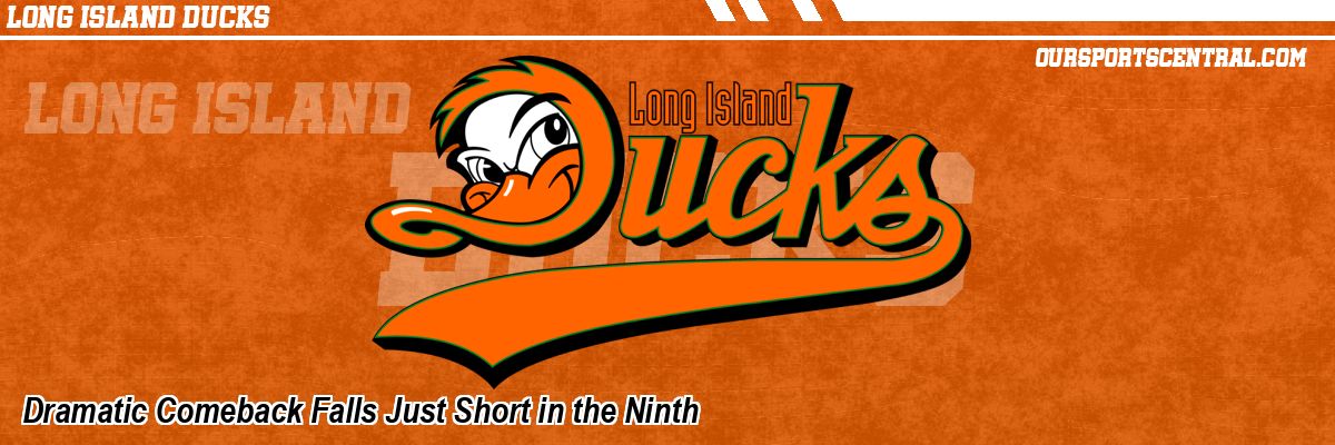 Dramatic Comeback Falls Just Short in the Ninth