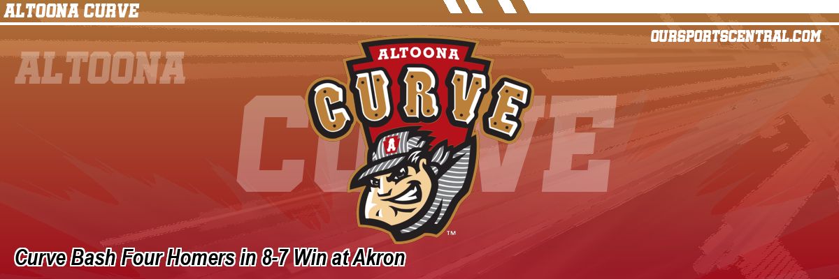 Curve Bash Four Homers in 8-7 Win at Akron