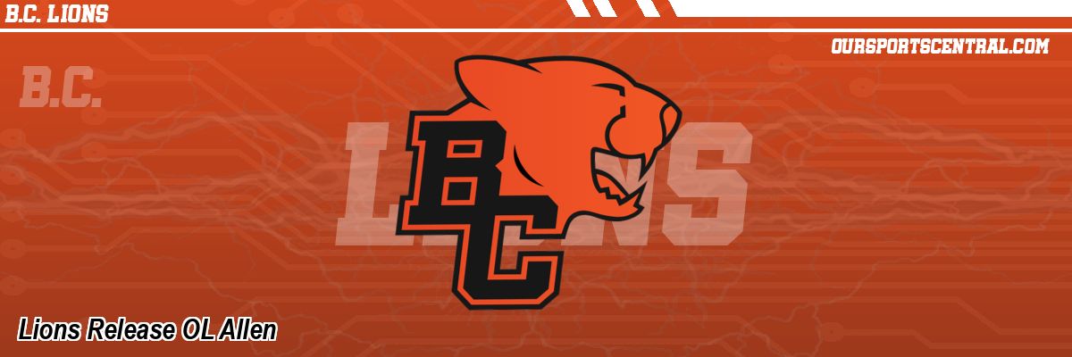 Lions Release OL Allen