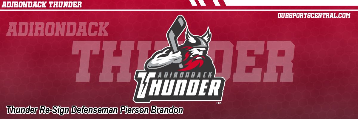 Thunder Re-Sign Defenseman Pierson Brandon