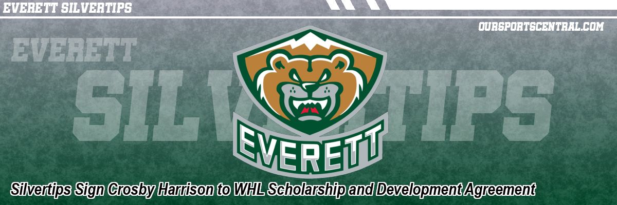 Silvertips Sign Crosby Harrison to WHL Scholarship and Development Agreement