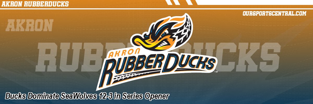 Ducks Dominate SeaWolves 12-3 in Series Opener