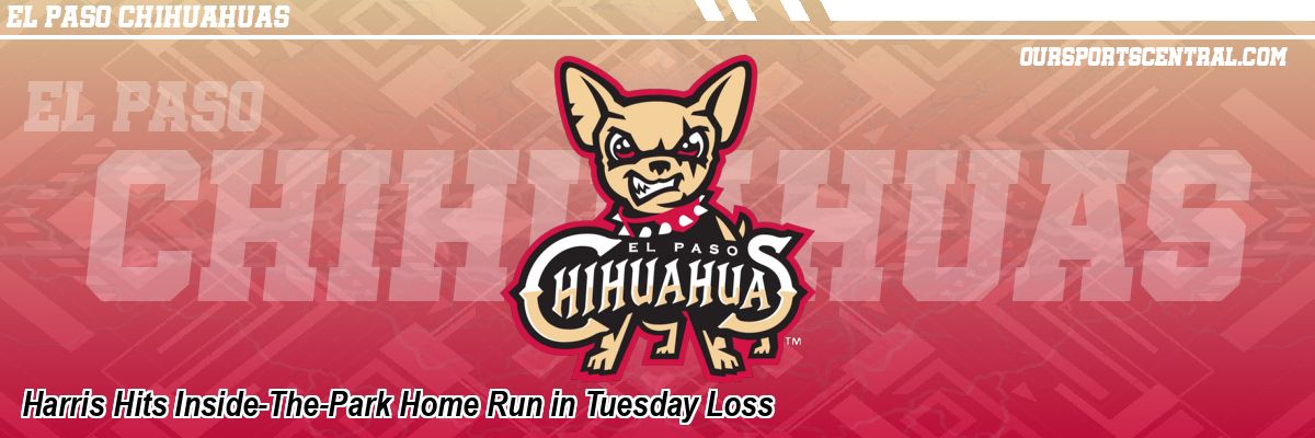 Harris Hits Inside-The-Park Home Run in Tuesday Loss