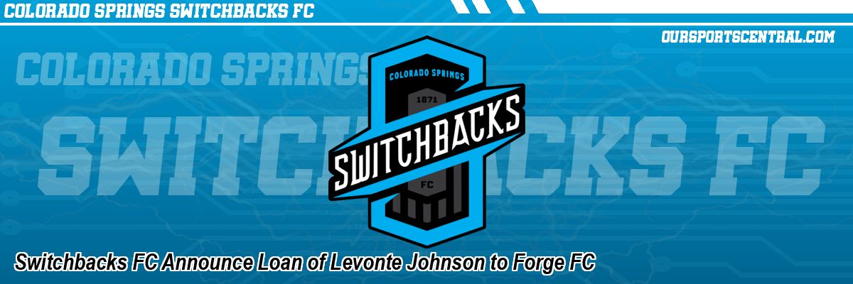 Switchbacks FC Announce Loan of Levonte Johnson to Forge FC