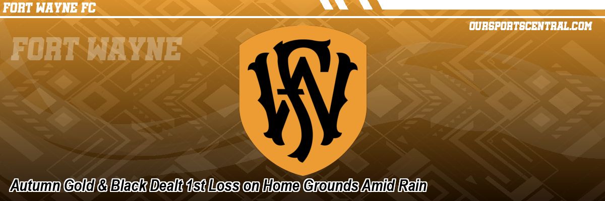 Autumn Gold & Black Dealt 1st Loss on Home Grounds Amid Rain