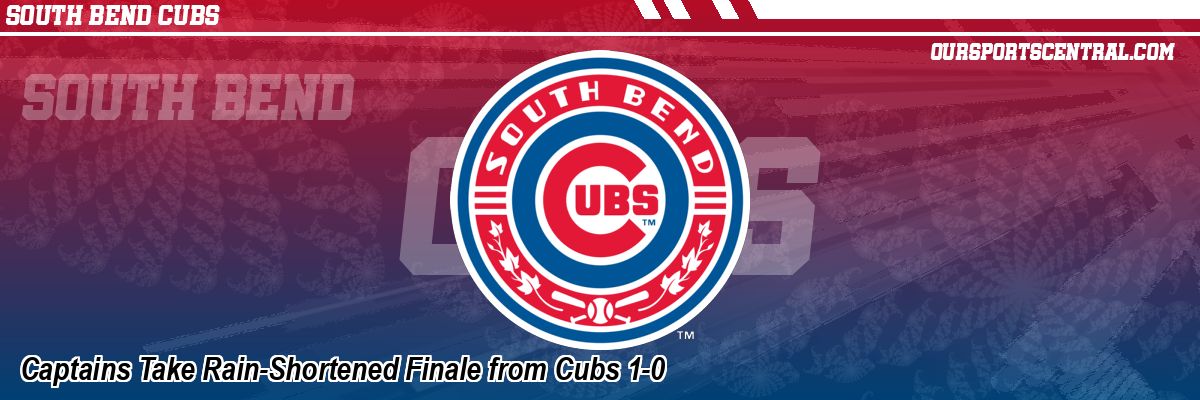 Captains Take Rain-Shortened Finale from Cubs 1-0