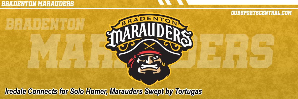 Iredale Connects for Solo Homer, Marauders Swept by Tortugas