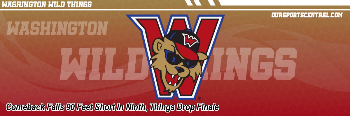 Comeback Falls 90 Feet Short in Ninth, Things Drop Finale