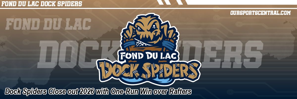 Dock Spiders Close out 2026 with One-Run Win over Rafters