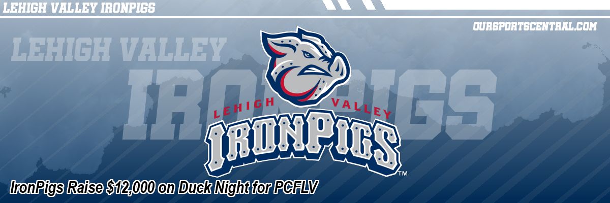 IronPigs Raise $12,000 on Duck Night for PCFLV