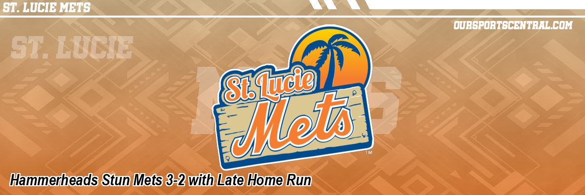Hammerheads Stun Mets 3-2 with Late Home Run