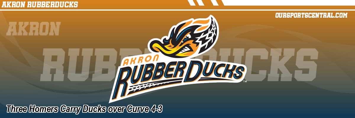 Three Homers Carry Ducks over Curve 4-3