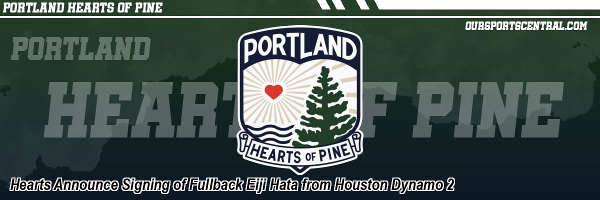 Hearts Announce Signing of Fullback Eiji Hata from Houston Dynamo 2