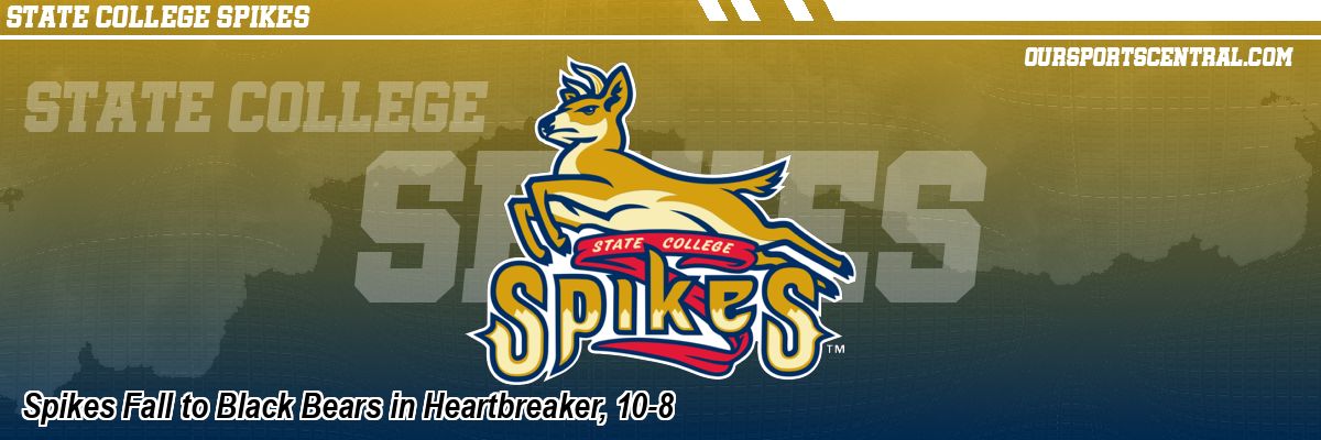 Spikes Fall to Black Bears in Heartbreaker, 10-8