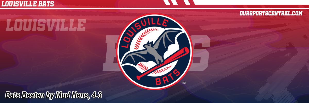 Bats Beaten by Mud Hens, 4-3
