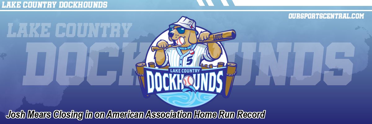Josh Mears Closing in on American Association Home Run Record