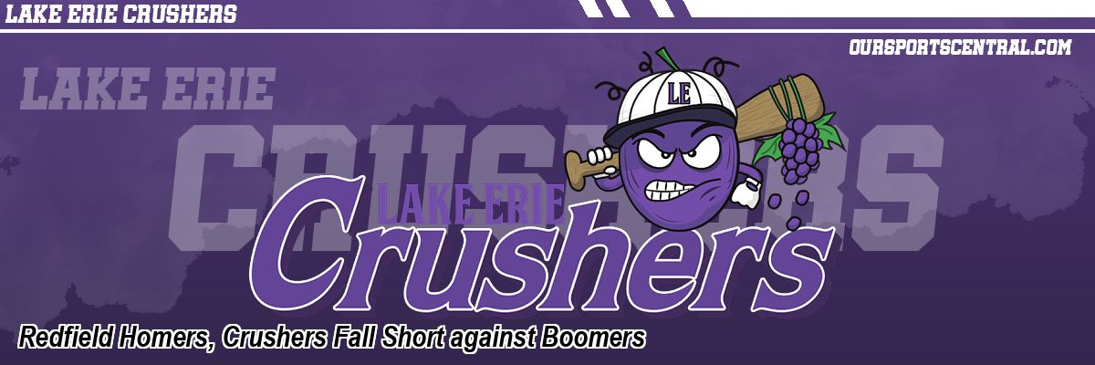 Redfield Homers, Crushers Fall Short against Boomers