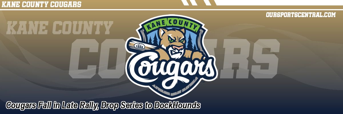 Cougars Fall in Late Rally, Drop Series to DockHounds