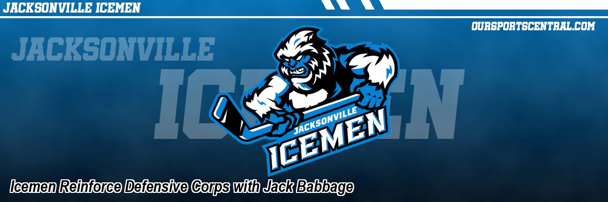 Icemen Reinforce Defensive Corps with Jack Babbage