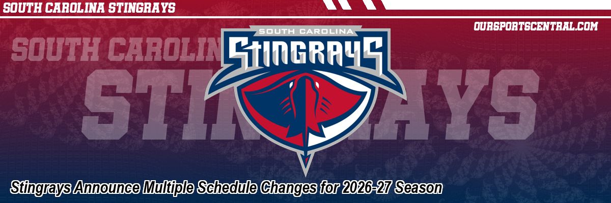 Stingrays Announce Multiple Schedule Changes for 2026-27 Season