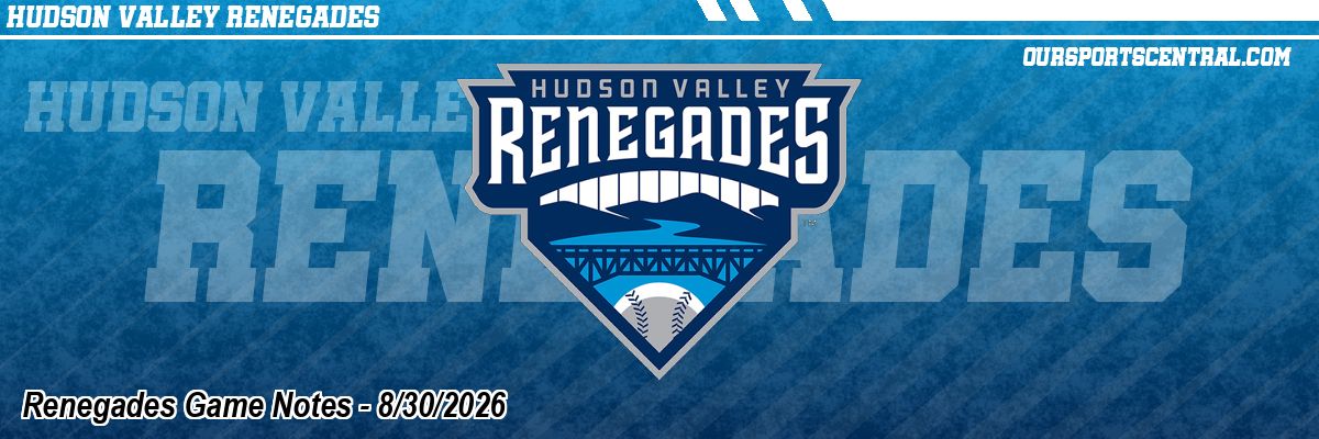 Renegades Game Notes - 8/30/2026